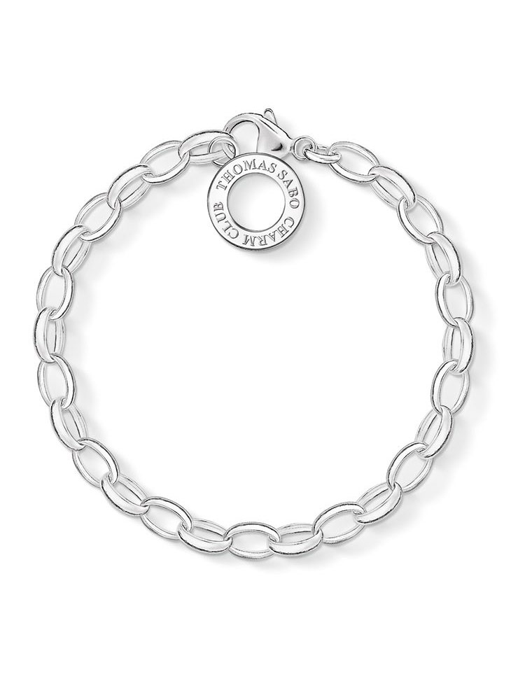 Thomas Sabo X0032-001-12 charm club ranneketju, leveys 6mm