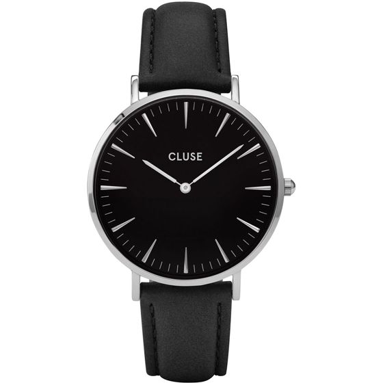 Cluse CL18201 La Boheme Silver Black/Black