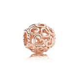 Pandora 14k Rose Gold-Plated 780964 Open Your Heart