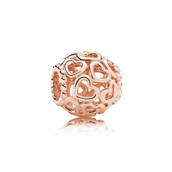 Pandora 14k Rose Gold-Plated 780964 Open Your Heart