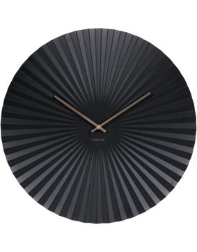 Karlsson Sensu XL KA5658BK seinäkello 50cm