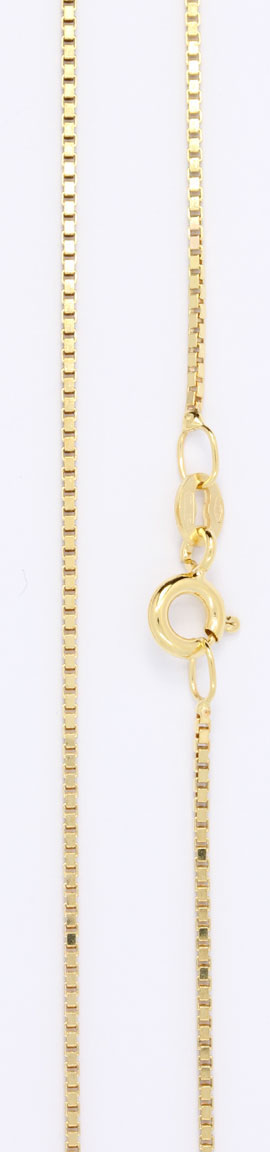 Venetsiakaulaketju 0.9mm 14k kulta KVD019