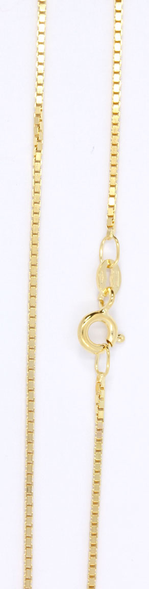 Kultainen venetsiakaulaketju 1mm KVD022