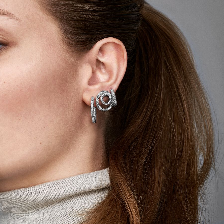 Forever pandora signature earrings new arrivals