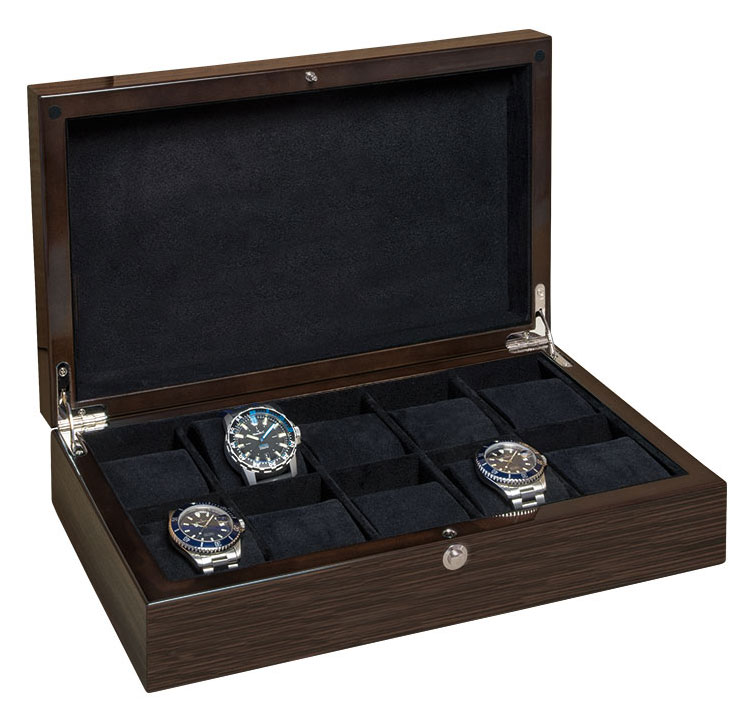 Beco Walnut kellolaatikko 10 kellolle 309387