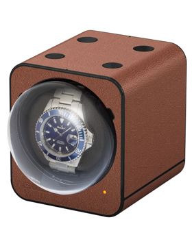 Boxy Fancy Brick leather look brown kellowinder