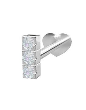 Nordahl Jewellery PIERCE52 labret 3 CZ 4,4mm 314 003CZ9