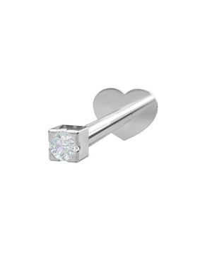 Nordahl Jewellery PIERCE52 labret 1 CZ 1,5mm 314 005CZ9