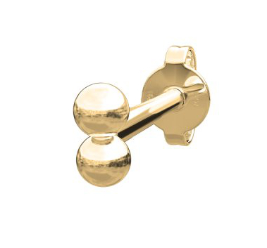 Nordahl Jewellery PIERCE52 2*2mm beads korvakoru 314 201  5