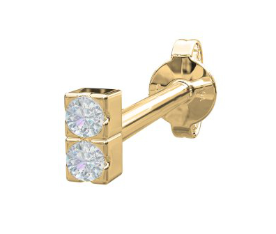 Nordahl Jewellery PIERCE52 timanttikorvakoru 3mm 314 204BR5