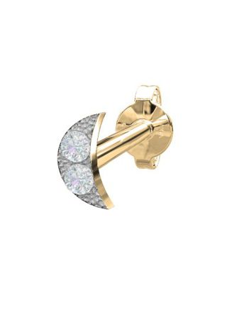 Nordahl Jewellery PIERCE52 timanttikorvakoru Moon 3,5mm 314 206BR5