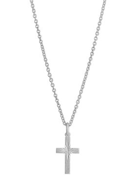 Top Gold hopeinen timanttileikattu risti 10x18mm 3250890509