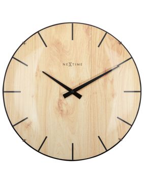 NeXtime Edge Wood Dome seinäkello 3249