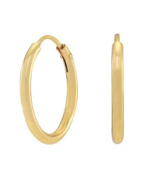 Nordahl Jewellery HOOPS52 korvarenkaat 15mm kulta 325 583-3