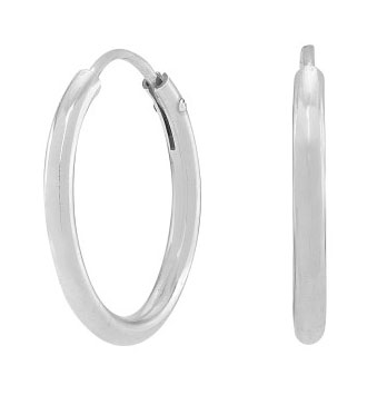 Nordahl Jewellery HOOPS52 korvarenkaat 15mm hopea 325 583