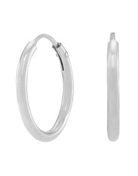 Nordahl Jewellery HOOPS52 korvarenkaat 15mm hopea 325 583