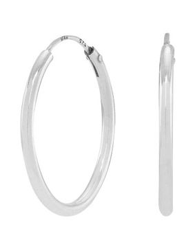 Nordahl Jewellery HOOPS52 korvarenkaat 20mm hopea 325 584