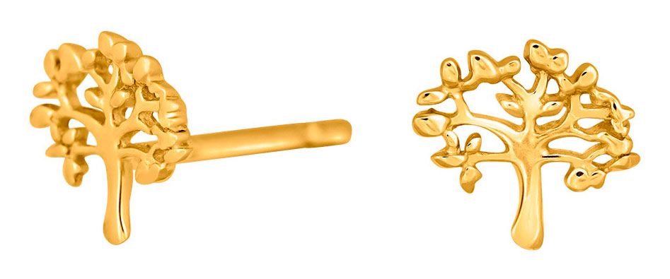 Nordahl Jewellery TREE52 korvakorut kulta 325 648-3