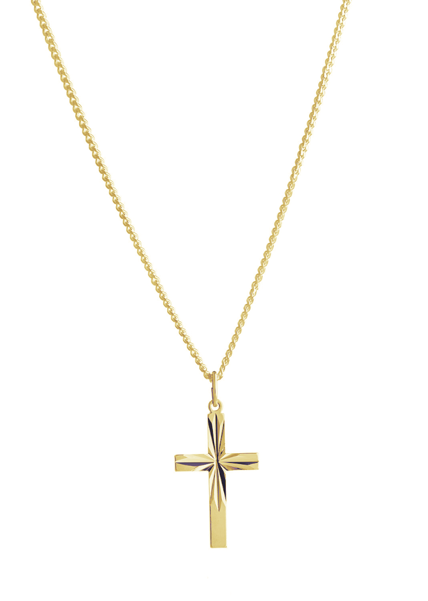 Top Gold kullattu hopeinen risti timanttileikkauksella 52 5089 1500