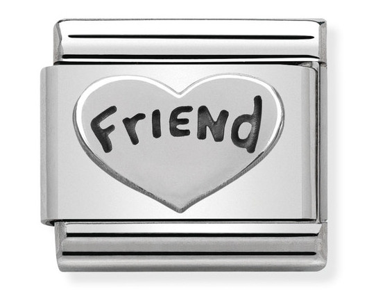 Nomination SilverShine Friend Heart 330101-18