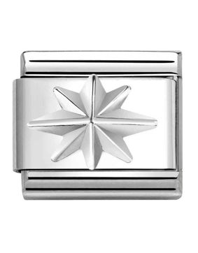 Nomination Classic Silvershine wind rose 330106/06