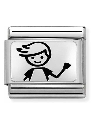 Nomination Composable Classic Link Sterling Silver Boy 330109 48