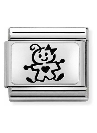 Nomination Composable Classic Link Sterling Silver Baby Girl 330109 51