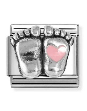 Nomination Composable Classic Symbols Silvershine Pink rounded feet 330204/31