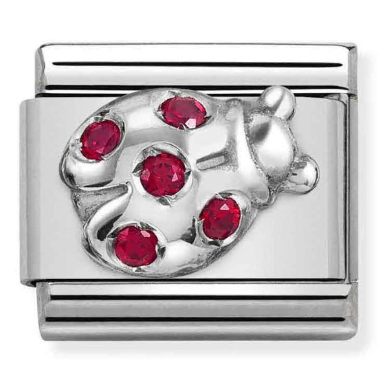 Nomination Classic SilverShine Symbols Red Ladybug 330304-36