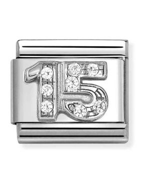 Nomination Composable Classic Symbols Silvershine 15 330304/49