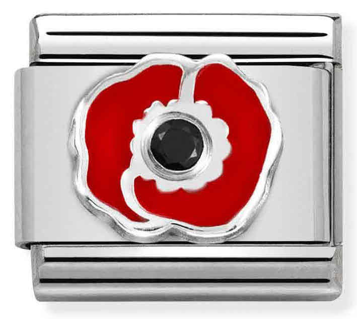Nomination Classic SilverShine Symbols Poppy 330305-17