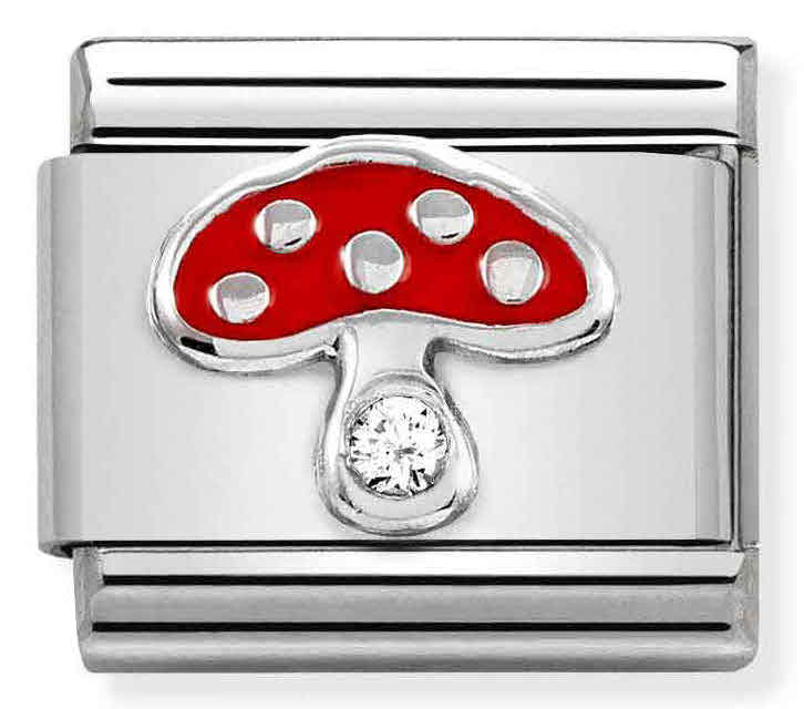 Nomination Classic SilverShine Symbols Mushroom 330305-18