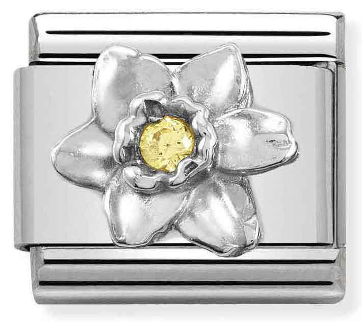 Nomination Classic SilverShine Symbols Daffodil 330311-14