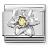 Nomination Classic SilverShine Symbols Daffodil 330311-14