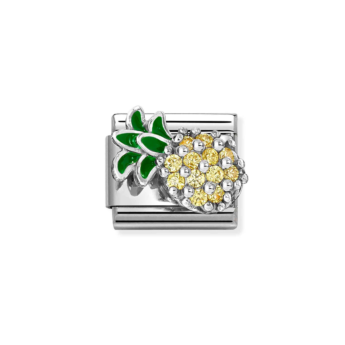 Nomination Composable Classic Symbols ananas pala 330328/21
