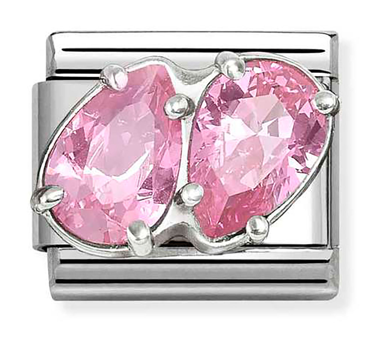 Nomination Composable Classic tupla pisara pala vaaleanpunainen 330329/10