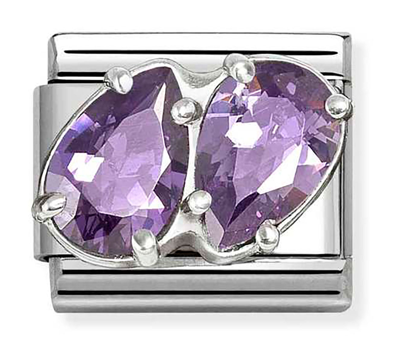 Nomination Composable Classic tupla pisara pala violetti 330329/14