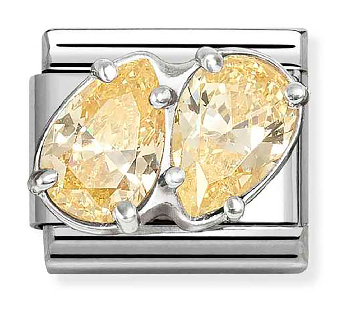 Nomination Composable Classic tupla pisara pala keltainen 330329/15