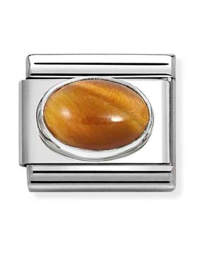 Nomination Composable Classic tiger eye 330510/41