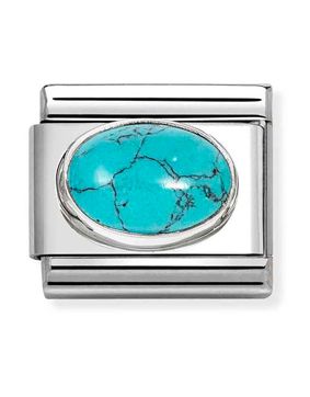 Nomination Composable Classic vein turquoise 330510/49