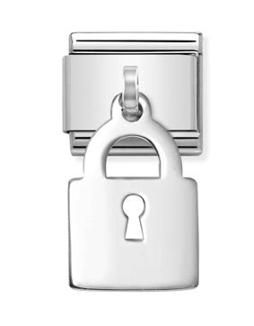 Nomination Composable Classic Silvershine charms Padlock Pendant 331801/10
