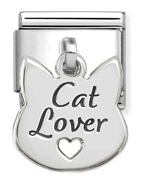 Nomination Composable Classic Silvershine Cat Lover riipus hopea 331811/14