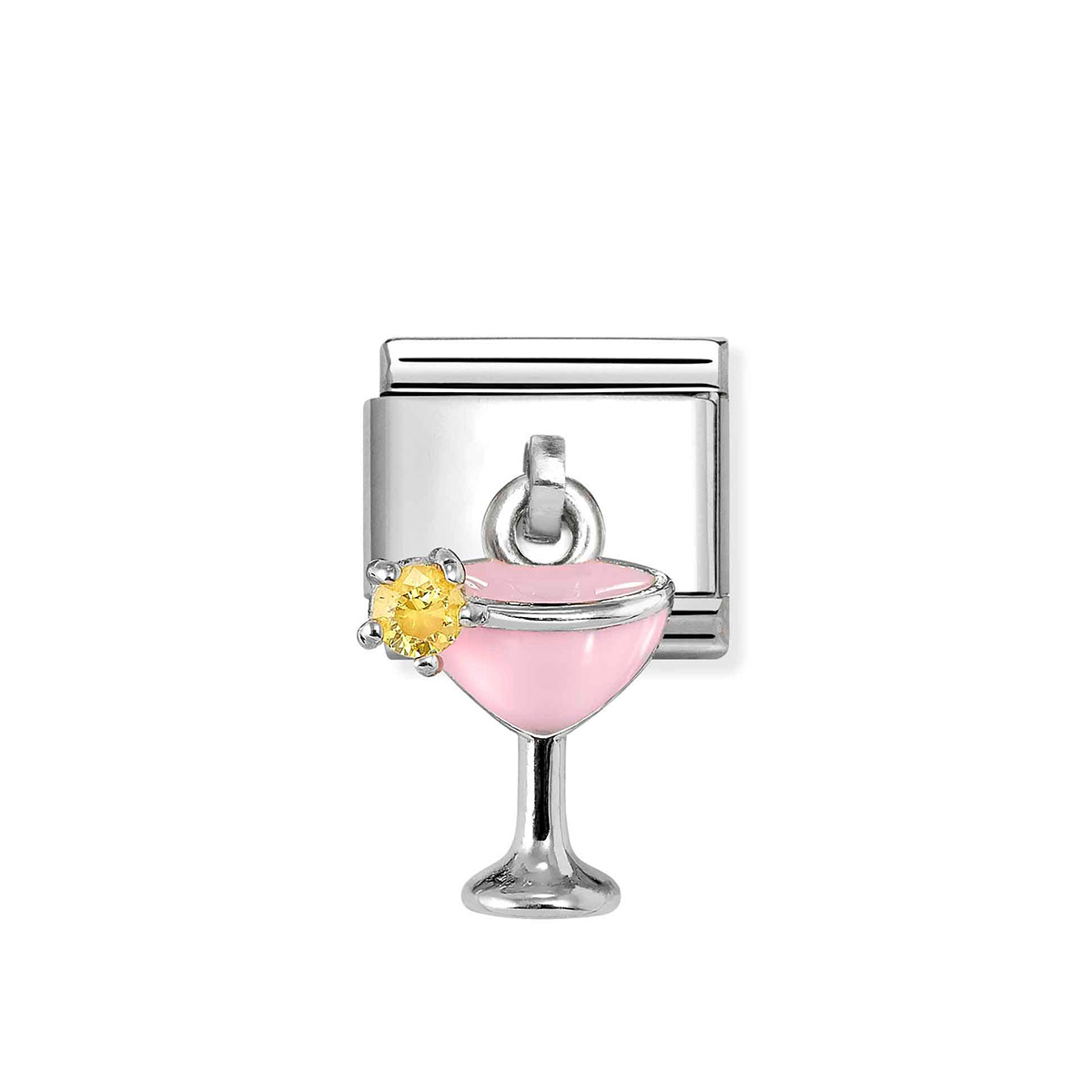 Nomination Composable Classic Charms vaaleanpunainen cocktail pala 331815/18