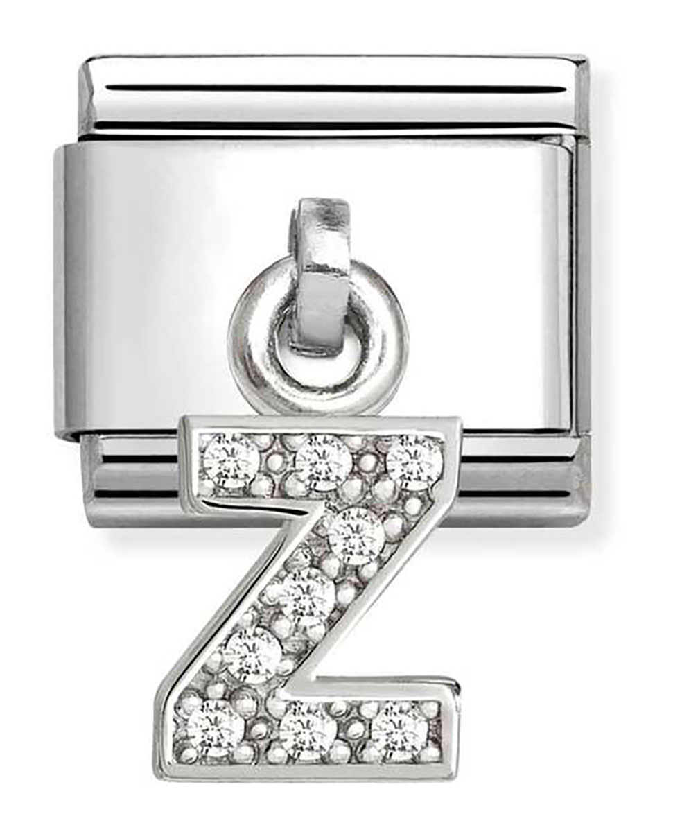 Nomination Composable Classic Silvershine Z-kirjain hopea 331818/26