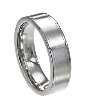 Bosie sormus, titanium / tungsten 7013, 8mm