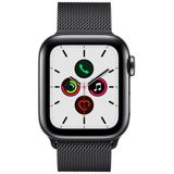 Apple Watch Series 5 GPS + Cellular tähtimusta ruostumaton teräskuori 40mm milanolaisranneke MWX92KS/A