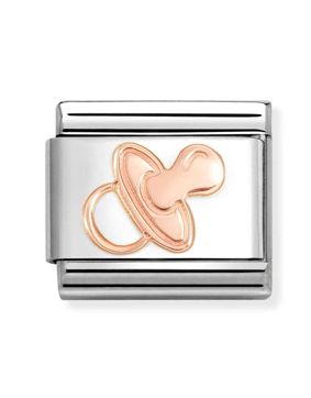 Nomination Composable Classic Rose gold symbols Pacifier 430104/57