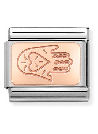 Nomination Composable Classic Link Rosegold Hand of Fatima 430110 04