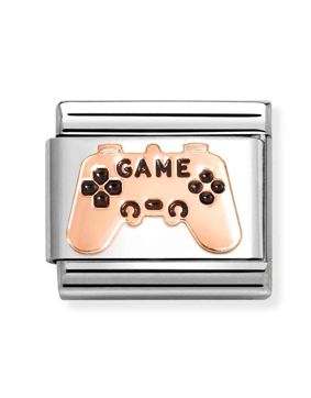 Nomination Composable Classic Rose gold symbols Black controller 430202/26