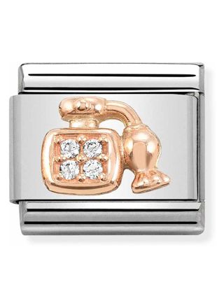 Nomination Composable Classic Link Rosegold Perfume with Zirconia 430302 30